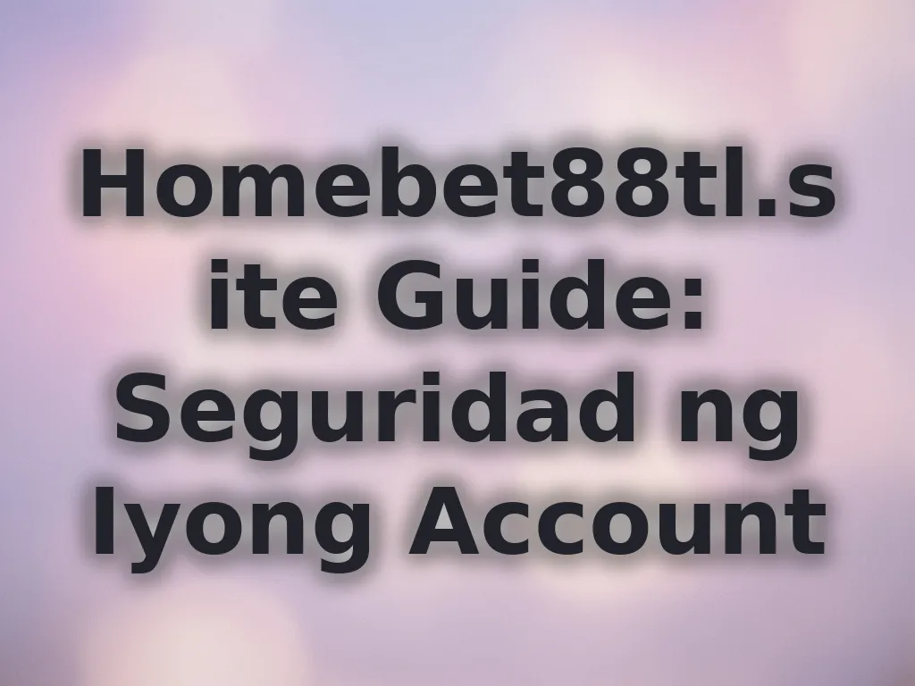 Seguridad ng Account